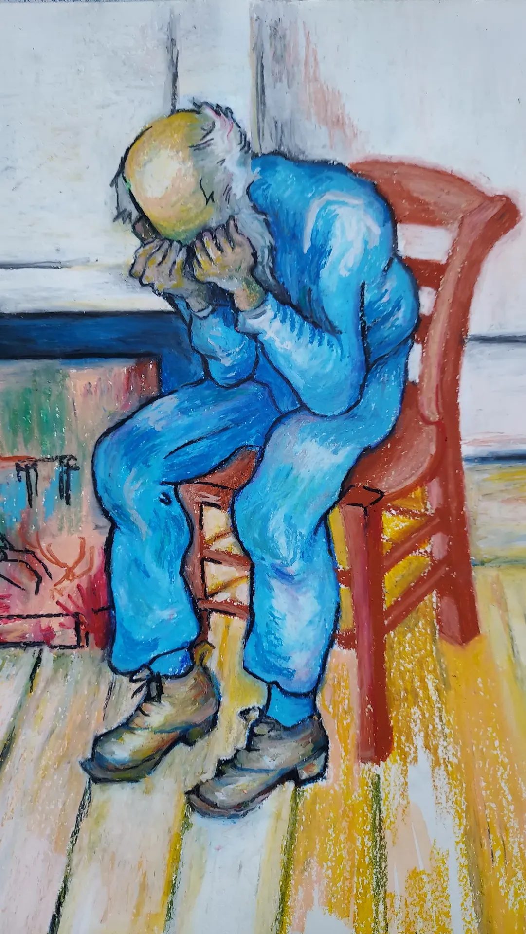 Impressionist interpretation of Van Gogh's At Eternity's Gate